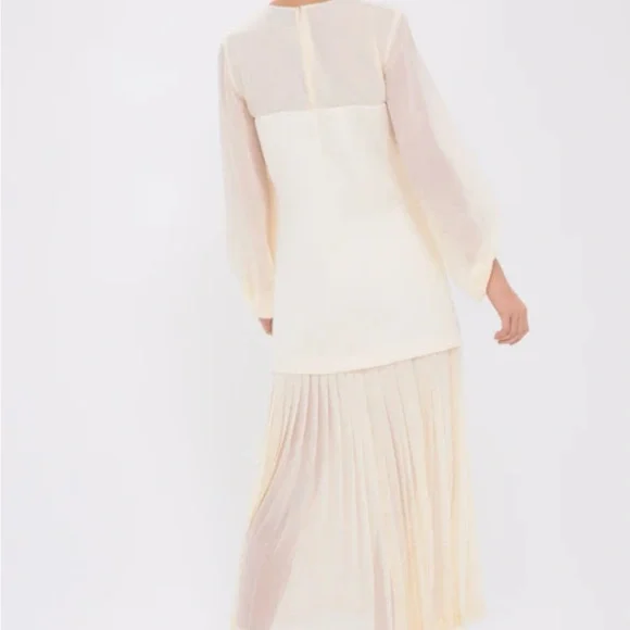 Tuckernuck Cream Long Sleeve Dress - Picture 4 of 7